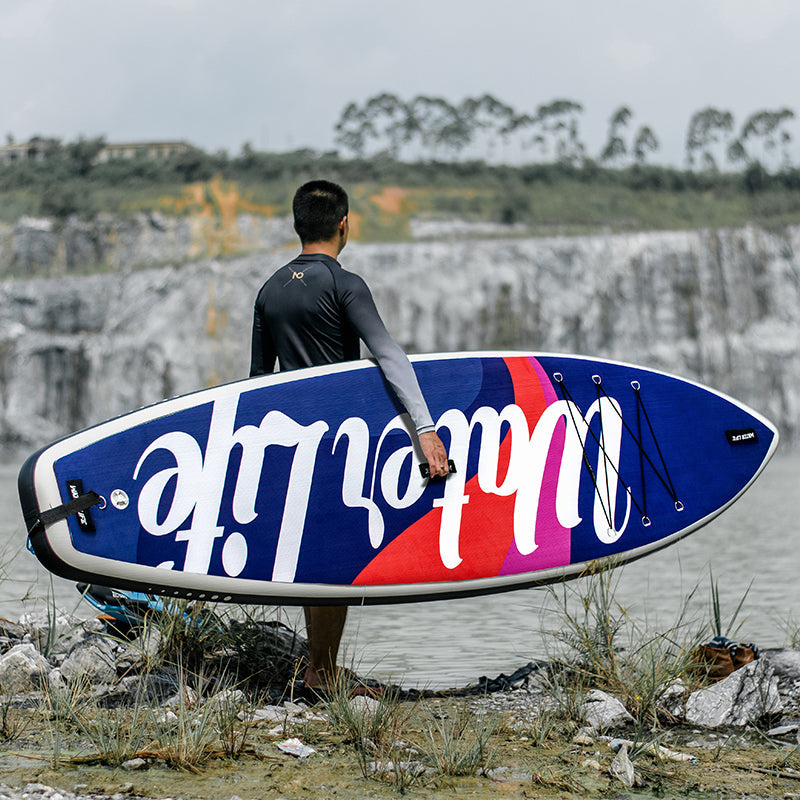 11' SUP Board,All-Around Pro paddle board,blue &red Giant Wave