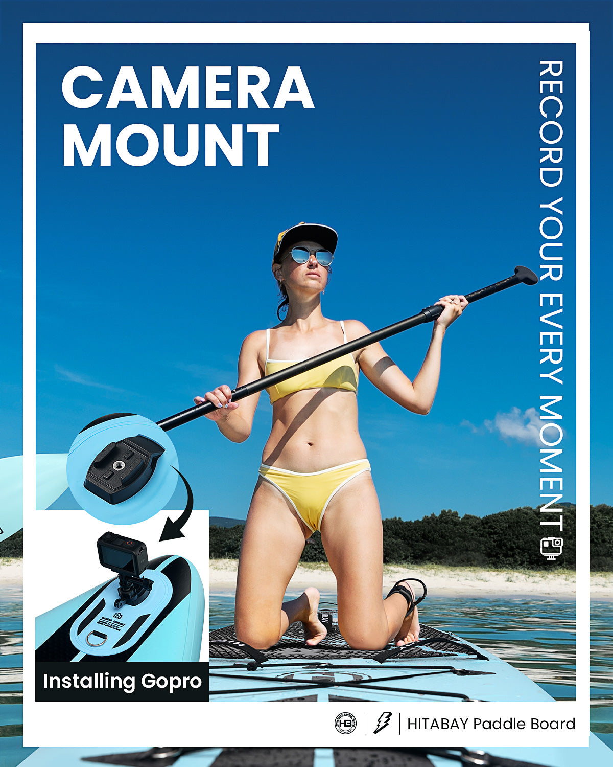 paddle board Lighting Blue SUP board