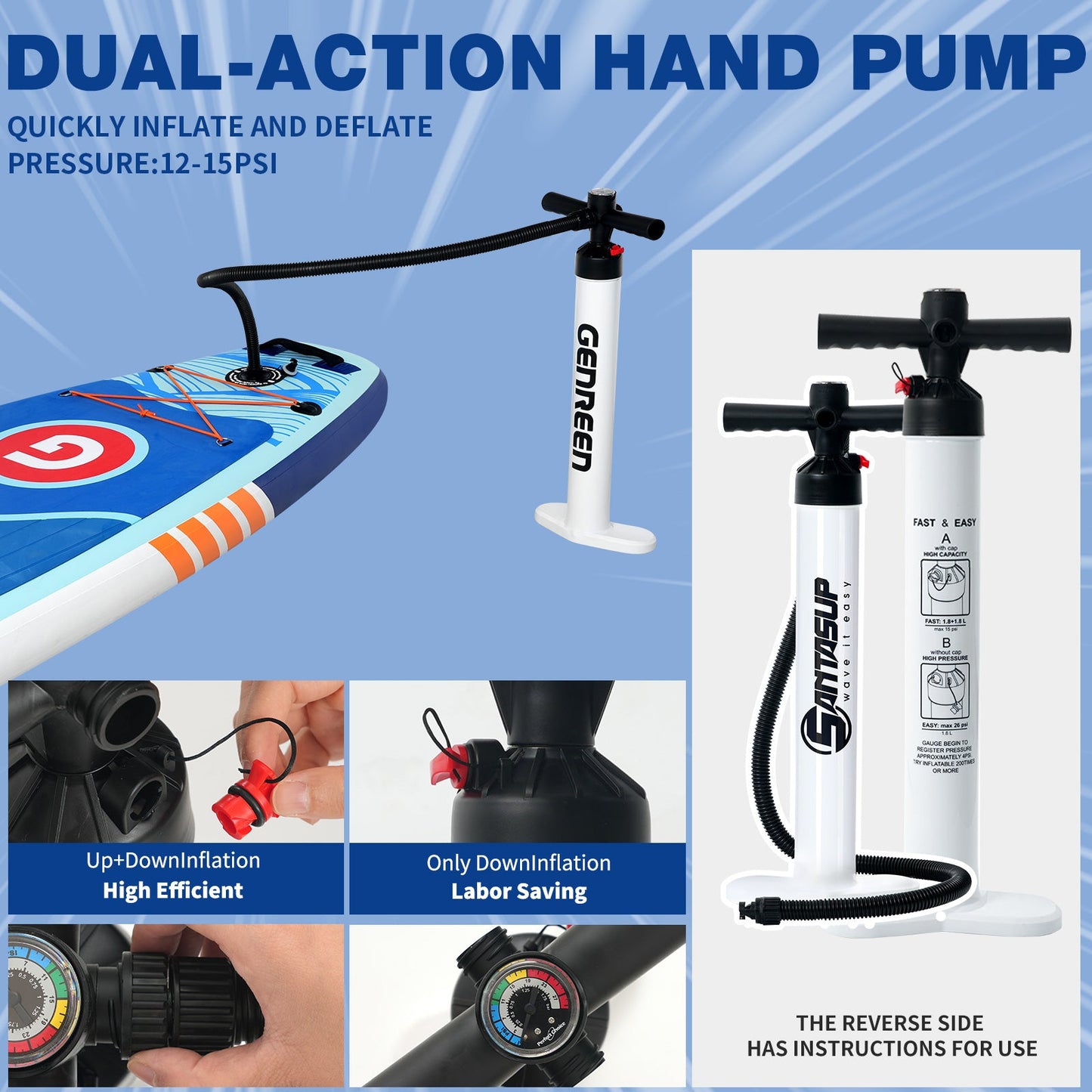 Pepsi Limited Edition SUP Board,stand up paddle board 11ft Inflatable Paddle Board - Collectible Design for Fans & Fun, Includes Pump & Backpack