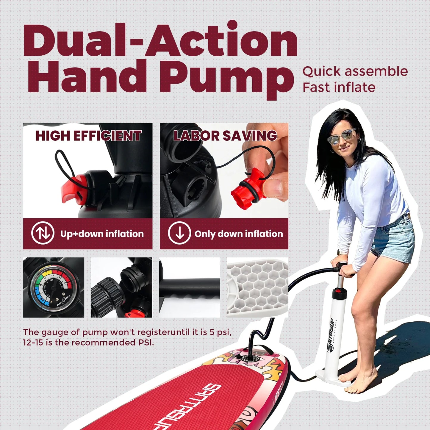 Premium Inflatable SUP Board for Beginners & Pros