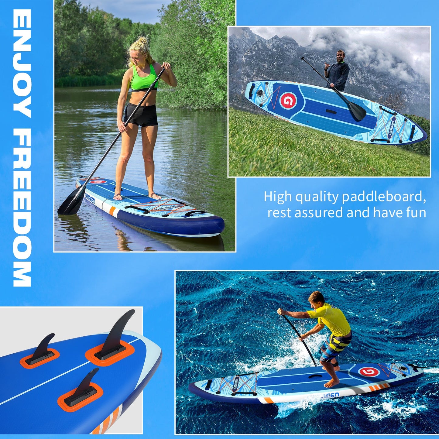 Pepsi Limited Edition SUP Board,stand up paddle board 11ft Inflatable Paddle Board - Collectible Design for Fans & Fun, Includes Pump & Backpack