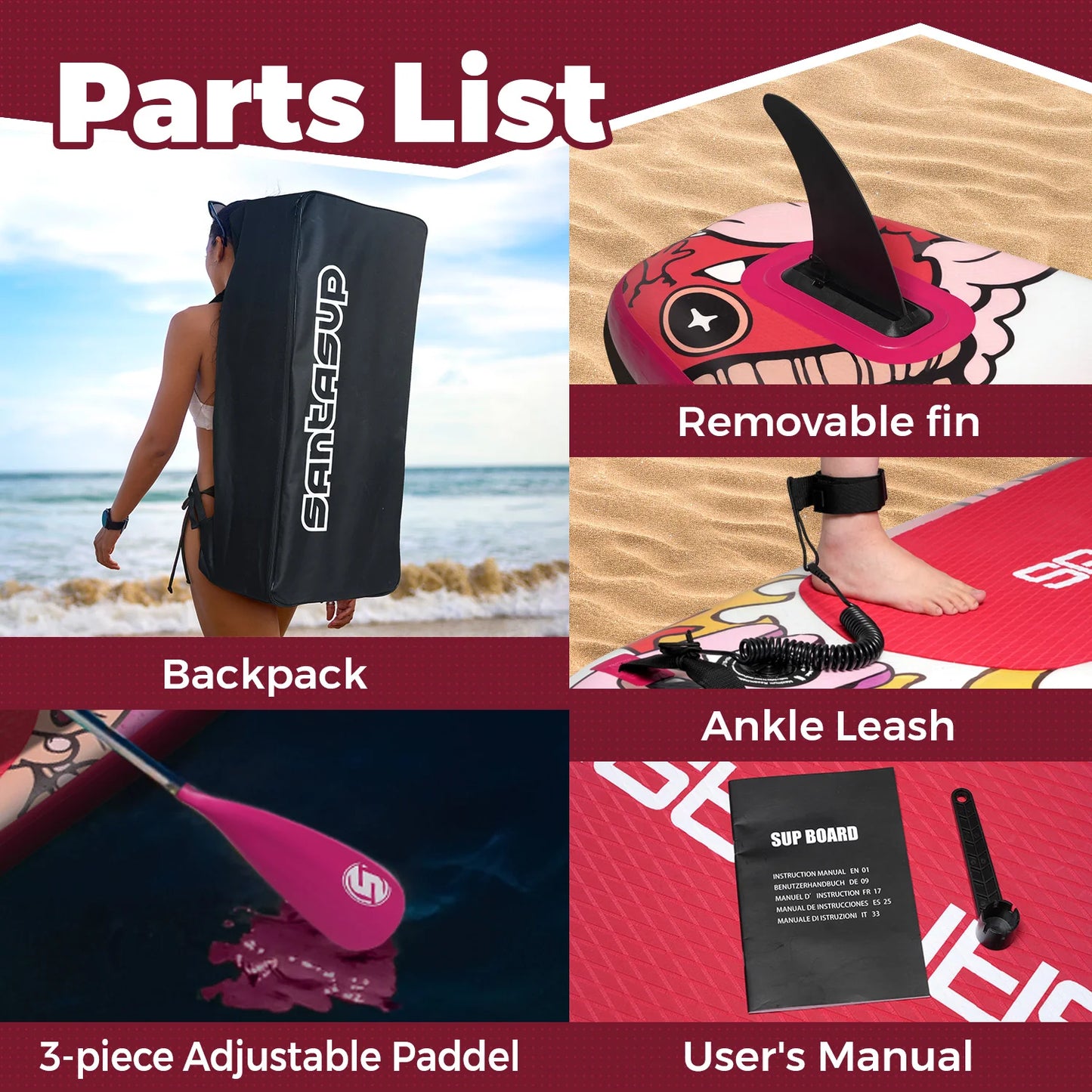 Premium Inflatable SUP Board for Beginners & Pros