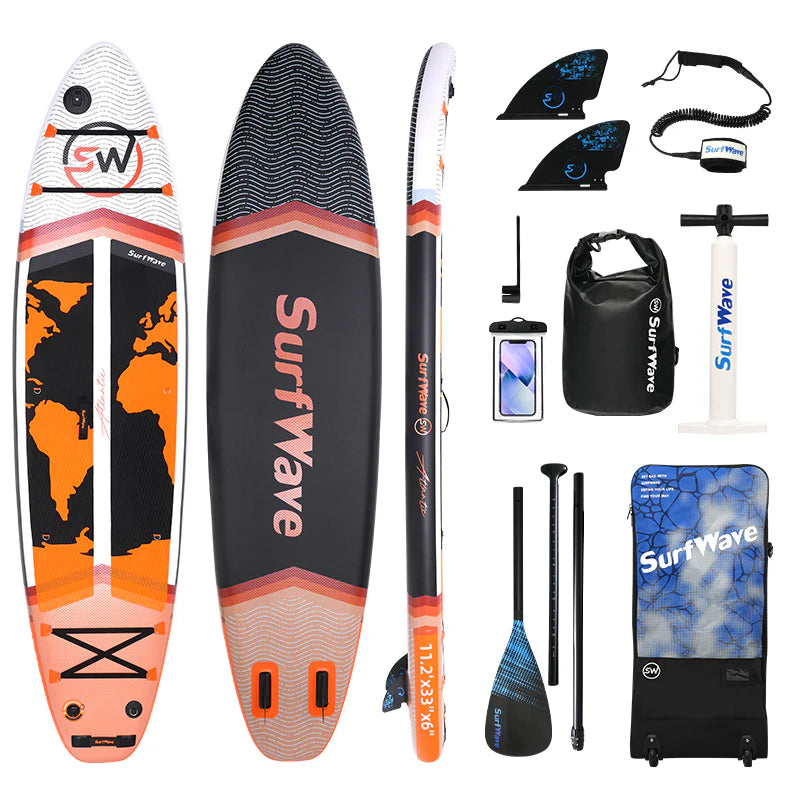 11'Inflatable Stand Up Paddle Board 11'x34"x6" With Accessories