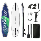 11' SUP Board,All-Around Pro paddle board,blue&green Paddle board
