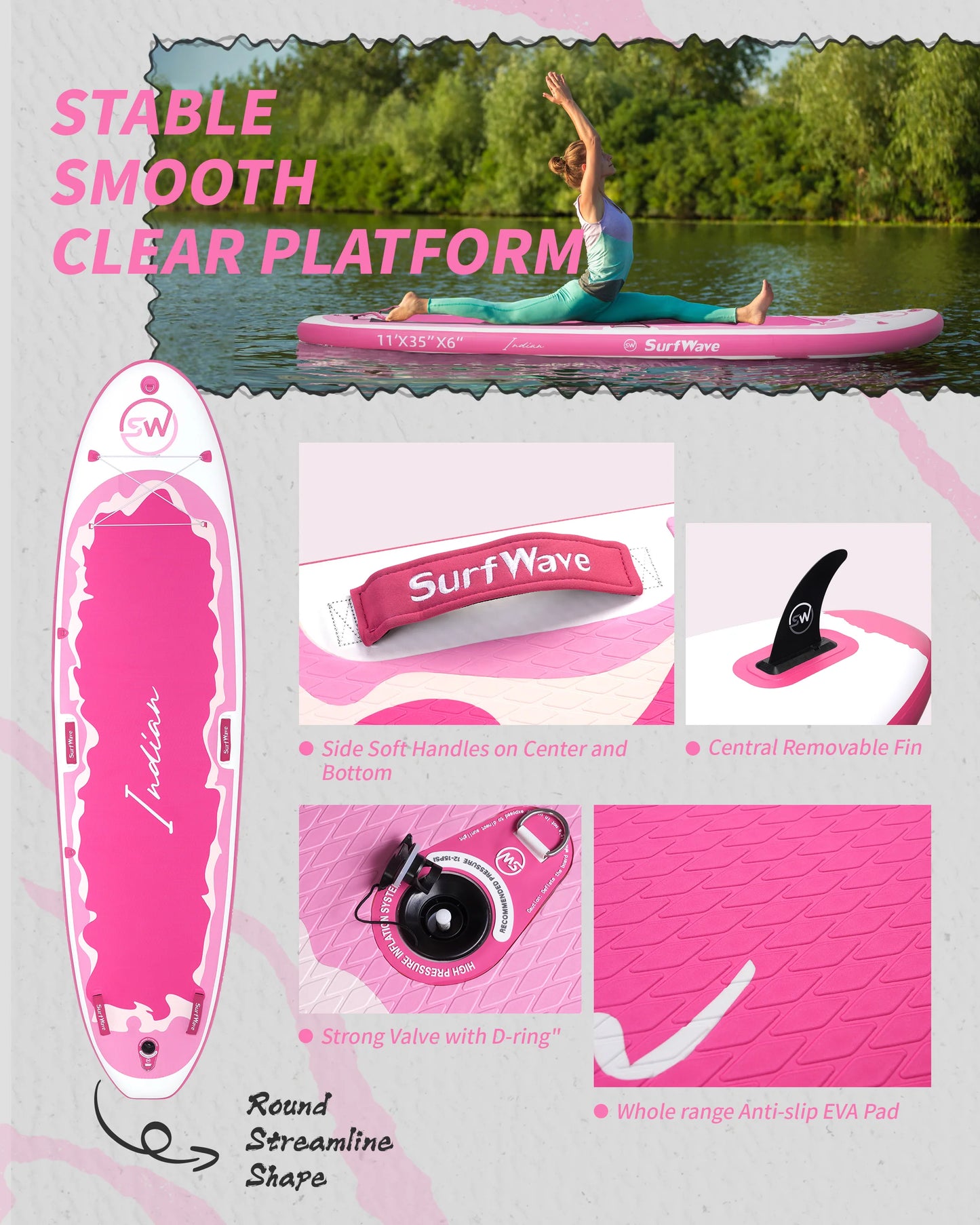 11' Fitness SUP Board Package