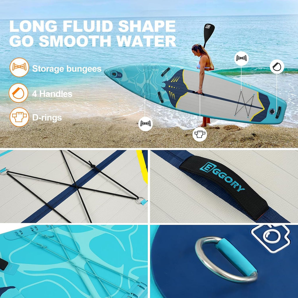 Inflatable Paddle Board,Stand Up Paddle Board Set, Extra Wide SUP Board