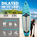 Inflatable Paddle Board,Stand Up Paddle Board Set, Extra Wide SUP Board