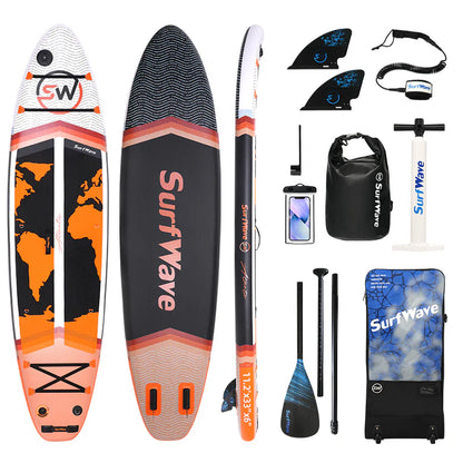 11'Inflatable Stand Up Paddle Board 11'x34"x6" With Accessories