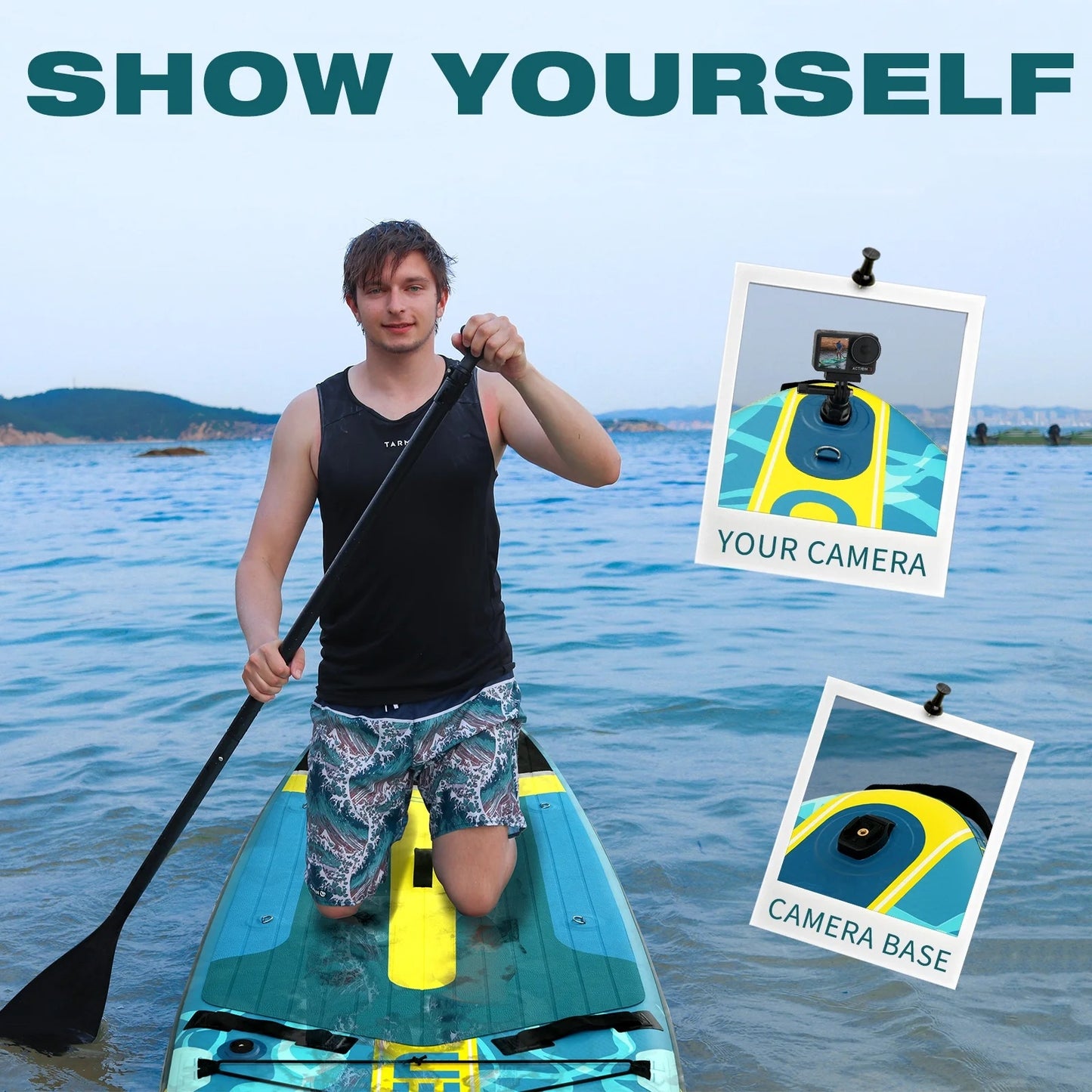 Inflatable Paddle Board 11" with Full SUP Premium Accessories